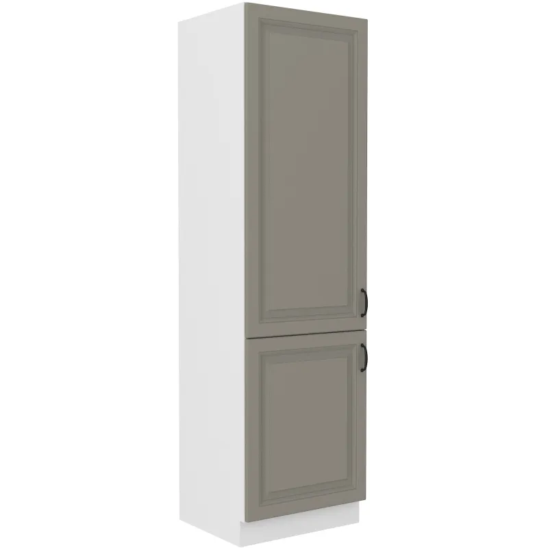 Szafka kuchenna dolna 60 cm słupek STILO 60DK 210 2F CGWH mat