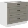 Szafka kuchenna dolna STILO 80D 3S BB CGWH mat