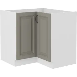Szafka kuchenna dolna narożna STILO 89x89DN 1F BB CGWH mat