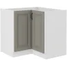 Szafka kuchenna dolna narożna STILO 89x89DN 1F BB CGWH mat