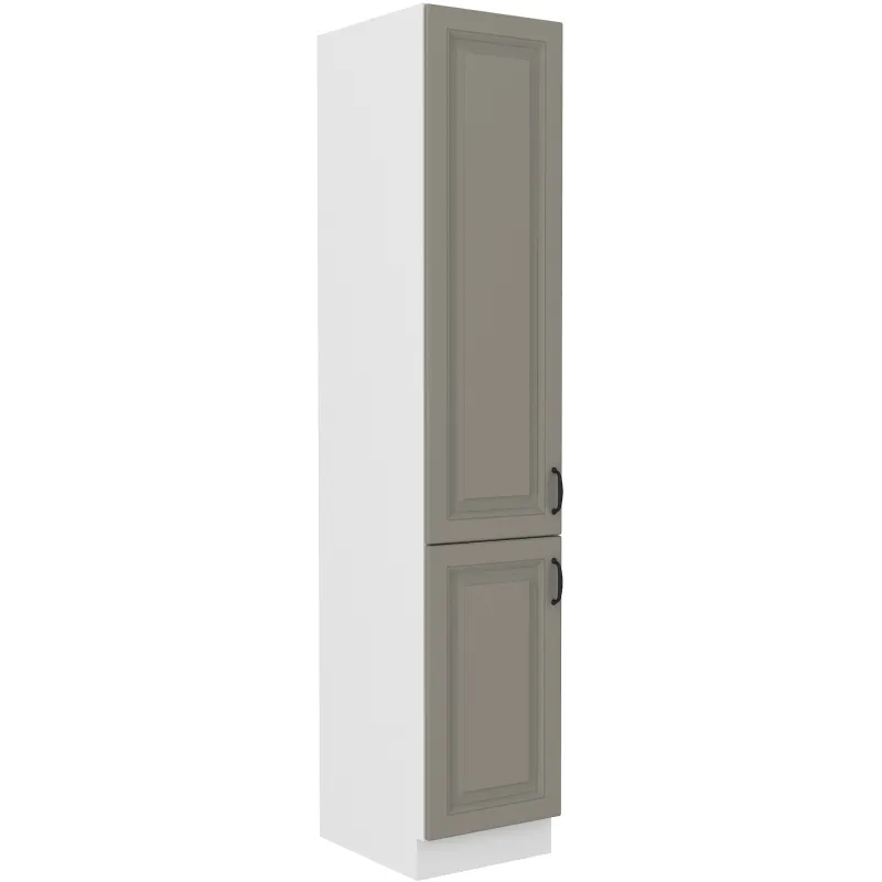 Szafka kuchenna dolna 40 cm słupek STILO 40DK 210 2F CGWH mat