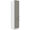 Szafka kuchenna dolna 40 cm słupek STILO 40DK 210 2F CGWH mat