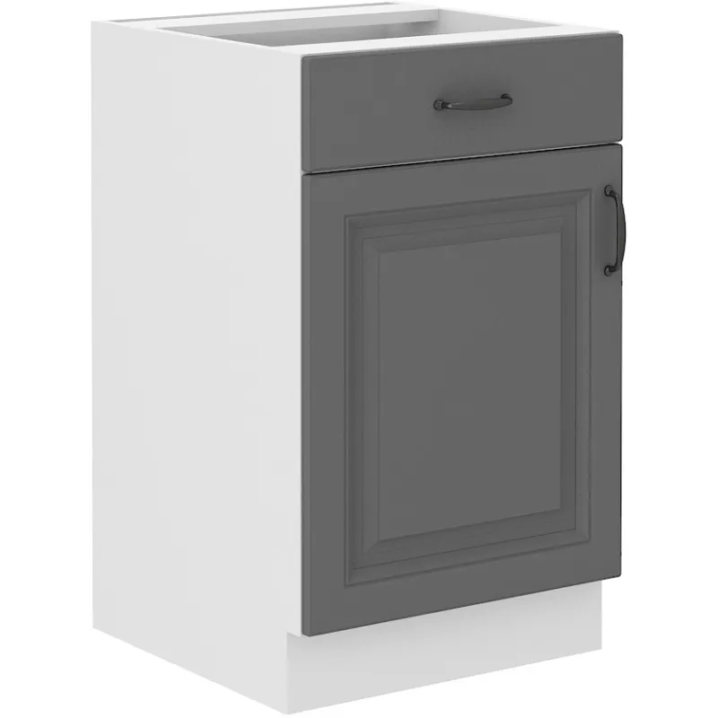 Szafka kuchenna dolna 50 cm STILO 50D 1F1S BB Cargo DGWH szara mat