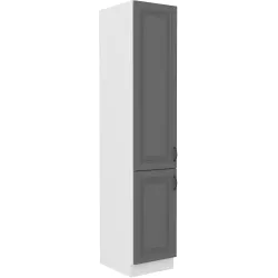 Szafka kuchenna dolna 40 cm słupek STILO 40DK 210 2F DGWH mat