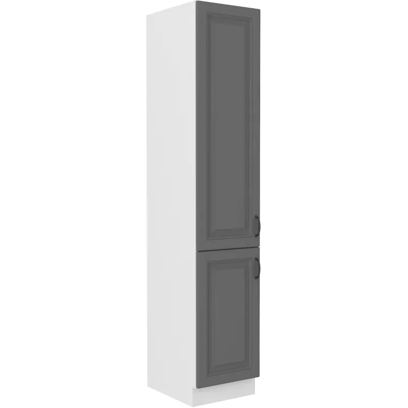 Szafka kuchenna dolna 40 cm słupek STILO 40DK 210 2F DGWH mat