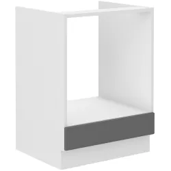 Szafka kuchenna dolna 60 cm pod piekarnik STILO 60D GAZ BB DGWH mat