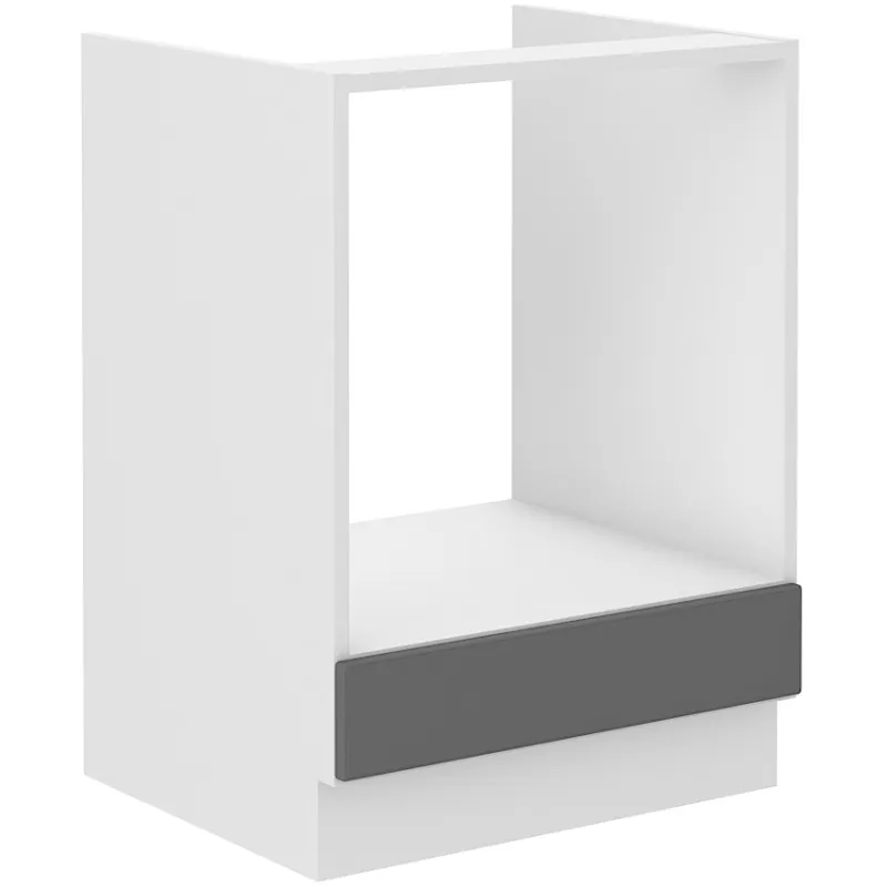 Szafka kuchenna dolna 60 cm pod piekarnik STILO 60D GAZ BB DGWH mat