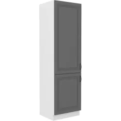 Szafka kuchenna dolna 60 cm słupek STILO 60DK 210 2F DGWH mat