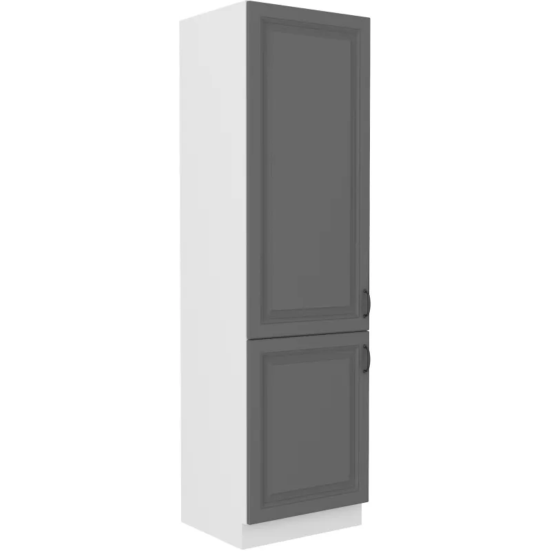Szafka kuchenna dolna 60 cm słupek STILO 60DK 210 2F DGWH mat