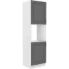 Szafka kuchenna dolna na piekarnik 60 cm słupek STILO 60DP 210 2F DGWH mat