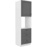 Szafka kuchenna dolna na piekarnik 60 cm słupek STILO 60DPS 210 3S 1F DGWH mat