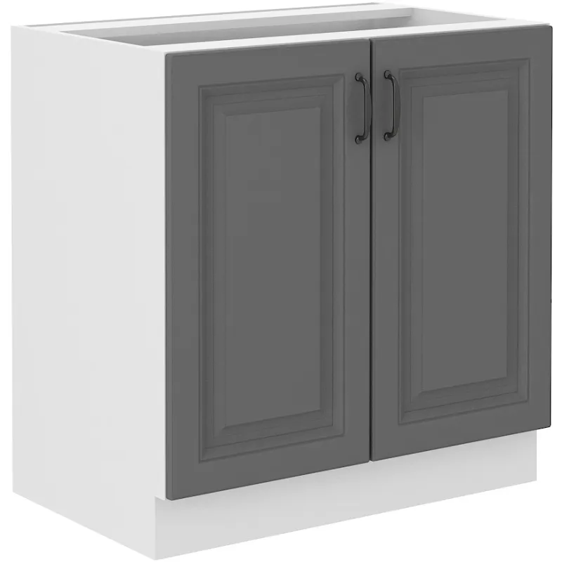 Szafka kuchenna dolna STILO 80D 2F BB DGWH mat