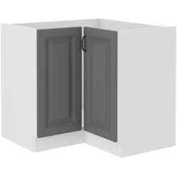 Szafka kuchenna dolna narożna STILO 89x89DN 1F BB DGWH mat