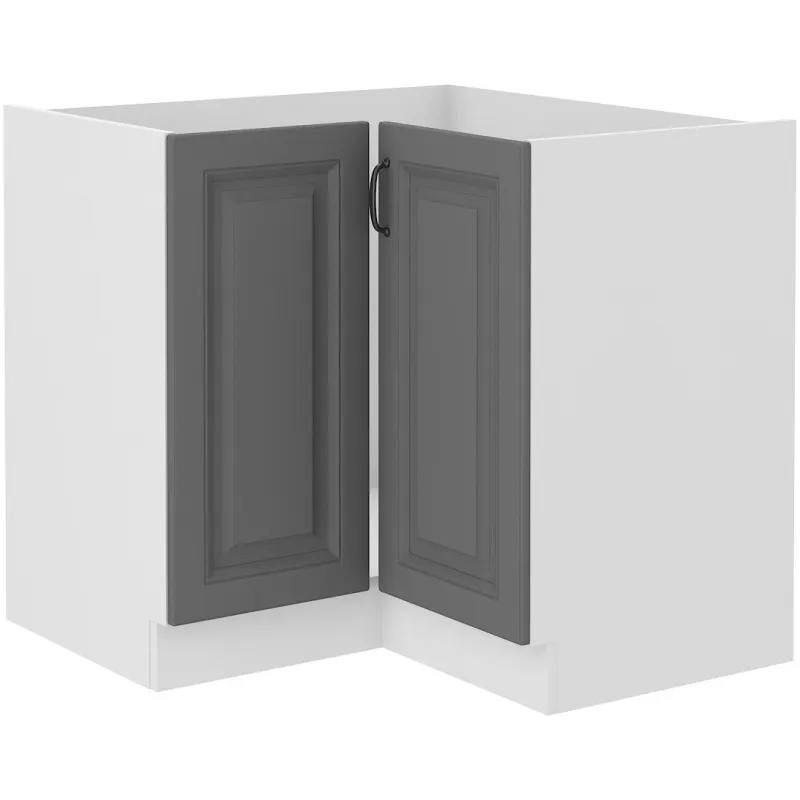 Szafka kuchenna dolna narożna STILO 89x89DN 1F BB DGWH mat