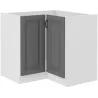 Szafka kuchenna dolna narożna STILO 89x89DN 1F BB DGWH mat