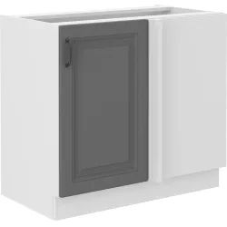 Szafka kuchenna dolna narożna dostawna 105 cm STILO 105DN 1F BB DGWH mat