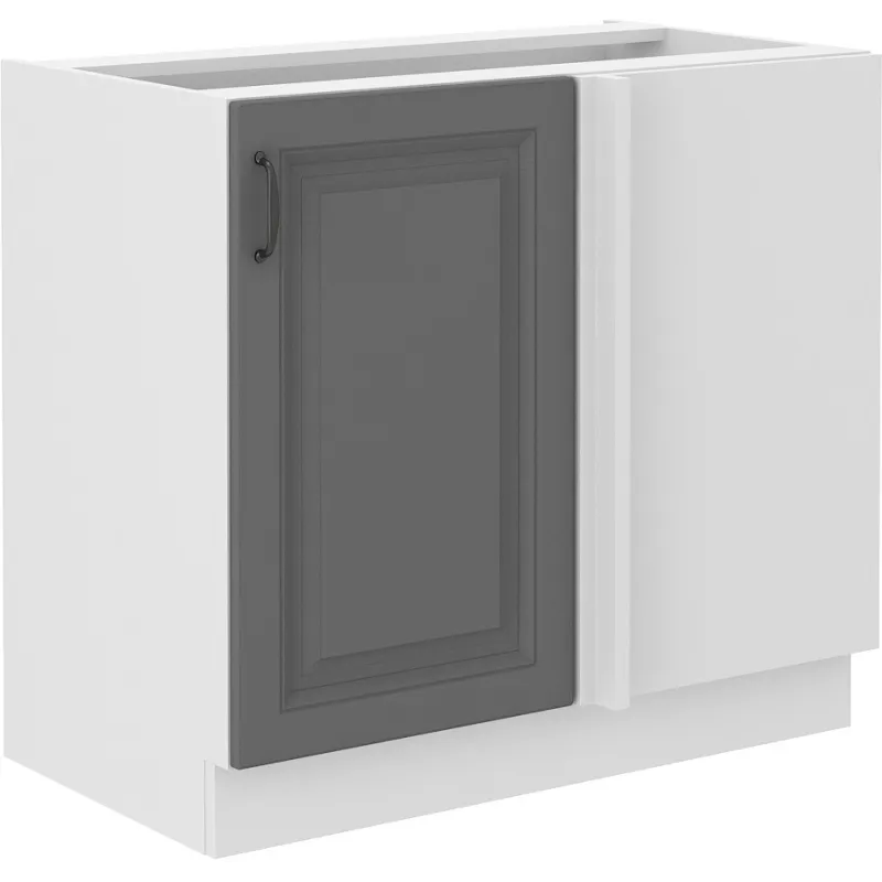 Szafka kuchenna dolna narożna dostawna 105 cm STILO 105DN 1F BB DGWH mat