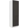 Szafka kuchenna dolna 60 cm słupek STILO 60DKS 210 3S 1F GWH mat