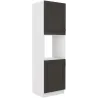 Szafka kuchenna dolna na piekarnik 60 cm słupek STILO 60DP 210 2F GWH mat