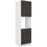 Szafka kuchenna dolna na piekarnik 60 cm słupek STILO 60DPS 210 3S 1F GWH mat