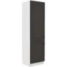 Szafka kuchenna dolna 60 cm słupek STILO 60LO 210 2F GWH mat