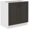 Szafka kuchenna dolna STILO 80D 2F BB GWH mat