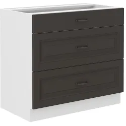 Szafka kuchenna dolna STILO 80D 3S BB GWH mat