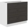 Szafka kuchenna dolna STILO 80D 3S BB GWH mat