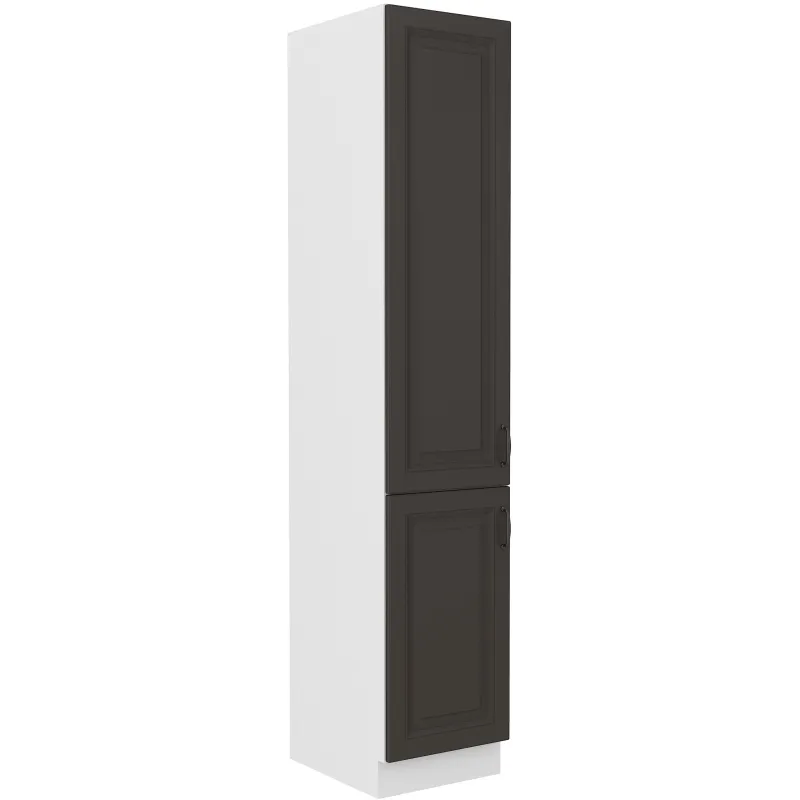 Szafka kuchenna dolna 40 cm słupek STILO 40DK 210 2F GWH mat
