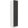 Szafka kuchenna dolna 40 cm słupek STILO 40DK 210 2F GWH mat