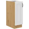 Szafka kuchenna dolna 30 cm biała STILO 30D BB Cargo WHAR