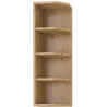 Szafka kuchenna górna 30 cm zakończenie dąb artisan STILO 30G 90 ZAK BB