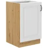 Szafka kuchenna pod zlew 50 cm biała STILO 50D ZL 1F BB WHAR