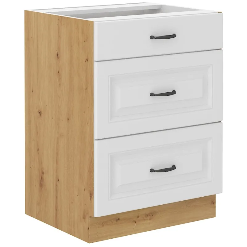 Szafka kuchenna dolna 60 cm STILO 60D 3S BB WHAR mat