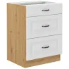 Szafka kuchenna dolna 60 cm STILO 60D 3S BB WHAR mat