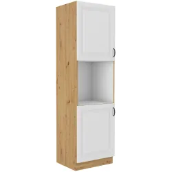 Szafka kuchenna dolna na piekarnik 60 cm słupek STILO 60DP 210 2F WHAR mat