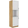 Szafka kuchenna dolna na piekarnik 60 cm słupek STILO 60DP 210 2F WHAR mat