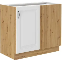 Szafka kuchenna dolna narożna dostawna 105 cm STILO 105DN 1F BB WHAR mat