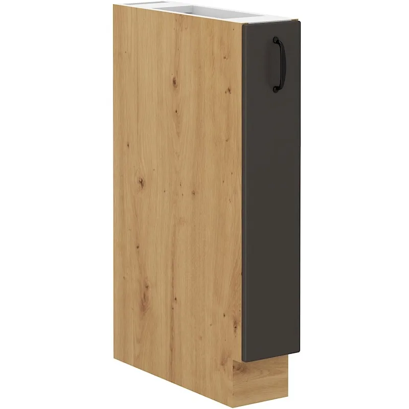 Szafka kuchenna dolna 15 cm grafit STILO 15D BB Cargo GRAR