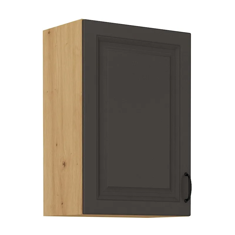 Szafka kuchenna górna 50 cm STILO 50G 72 1F GRAR grafit mat