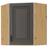 Szafka kuchenna górna narożna STILO 58x58 GN 72 1F GRAR mat