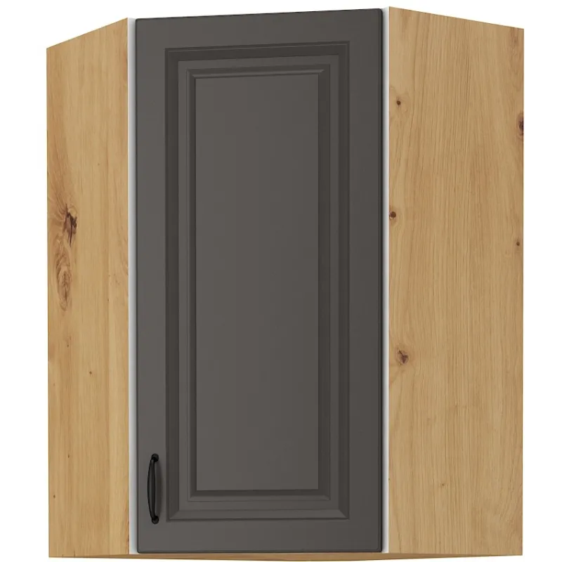Szafka kuchenna górna narożna STILO 58x58 GN 90 1F GRAR mat