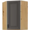 Szafka kuchenna górna narożna STILO 58x58 GN 90 1F GRAR mat
