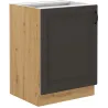 Szafka kuchenna dolna 60 cm STILO 60D 1F BB GRAR mat