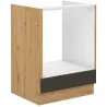 Szafka kuchenna dolna 60 cm pod piekarnik STILO 60D GAZ BB GRAR mat