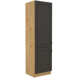 Szafka kuchenna dolna 60 cm słupek STILO 60LO 210 2F GRAR mat