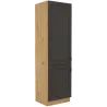 Szafka kuchenna dolna 60 cm słupek STILO 60LO 210 2F GRAR mat