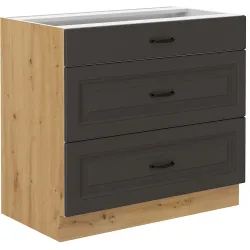 Szafka kuchenna dolna STILO 80D 3S BB GRAR mat