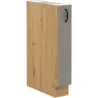 Szafka kuchenna dolna 15 cm szara STILO 15D BB Cargo CGAR