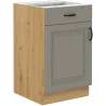 Szafka kuchenna dolna 50 cm STILO 50D 1F1S BB Cargo CGAR szara mat